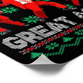 Poster Rendre Noël grand encore Père Noël Trump Danse Noë (Coin)