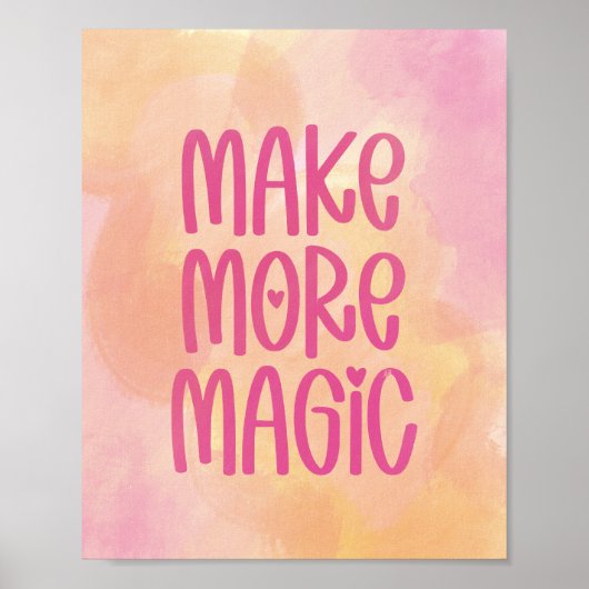 Poster Rendre plus magique (Devant)