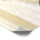 Poster Rendre quelqu'un heureux FLEURS (Coin)