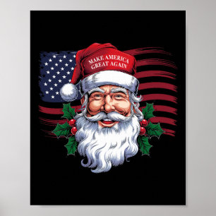 Poster Rendre un Noël merveilleux à Noël Noël Noël Trump