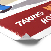 Poster Rendre VD à la maison en voile (Coin)