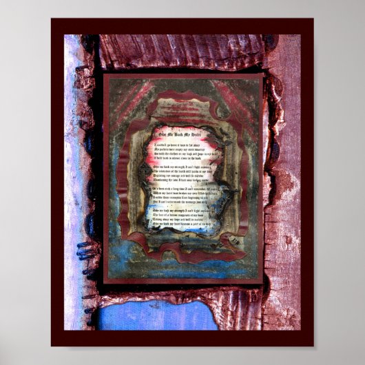 Poster Rends-Moi Mon Coeur (Devant)