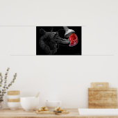 Poster Rendu artistique 3d de la rate (Cuisine)