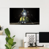 Poster Rendu d'artiste d'un nouveau vaisseau spatial à la (Bureau à domicile)