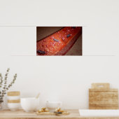 Poster Rendu microscopique d'une infection sanguine (Cuisine)