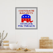 Poster Renflouement des entreprises (Cuisine)