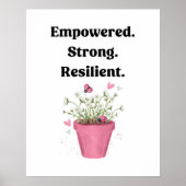 Poster Renforcer la santé mentale résiliente (Devant)