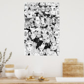 Poster Rengoku Aniki Collage Démon Slayer (Cuisine)