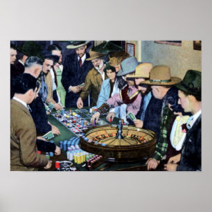 Poster Reno Nevada Roulette