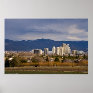 Poster Reno Skyline
