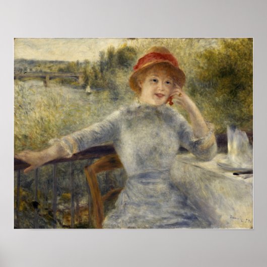 Poster Renoir - Alphonsine Fournaise (Devant)
