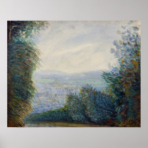 Poster Renoir Auvers Valley Oise River Peinture