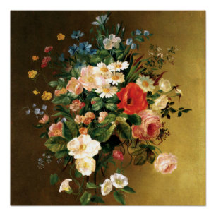 Poster Renoir - Bouquet de fleurs, 1858,