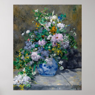Poster Renoir, bouquet de printemps, 1866