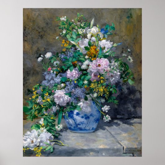 Poster Renoir, bouquet de printemps, 1866 (Devant)