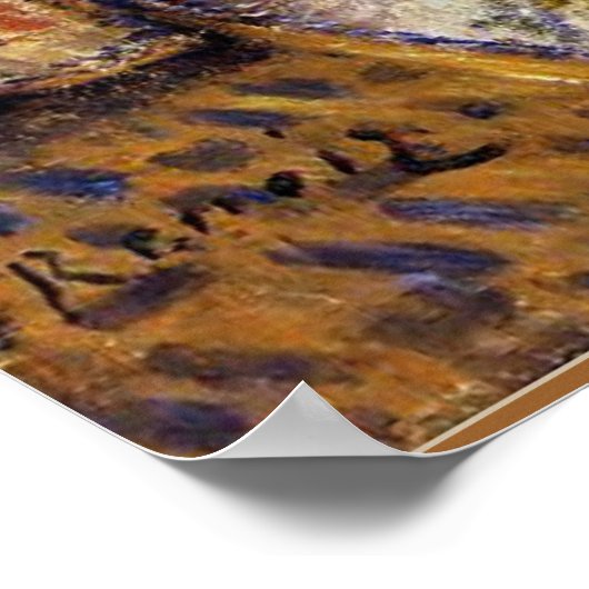 Poster Renoir - Camille Monet Lecture (Coin)