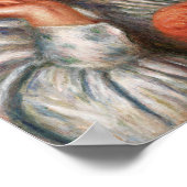 Poster Renoir - Cours d'écriture, célèbre peinture (Coin)