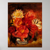 Poster Renoir - Dahlias (Devant)