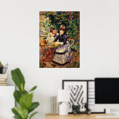 Poster Renoir - Dans le jardin (Bureau à domicile)