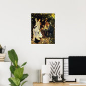 Poster Renoir - Dans le jardin 1876 (Bureau à domicile)