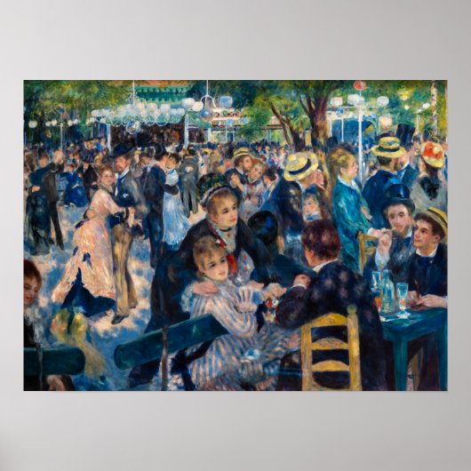 Poster Renoir - Danse au Moulin de la Galette (Devant)