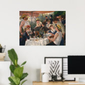 Poster Renoir Déjeuner de la fête de plaisance Art (Bureau à domicile)