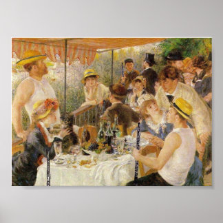 Poster Renoir, Déjeuner du Boating Party (avec Oboes)