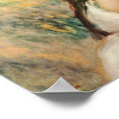 Poster Renoir Deux Filles Lire dans l'affiche du jardin (Coin)