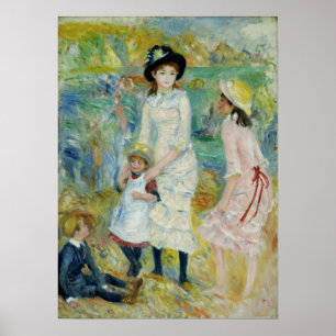 Poster Renoir - Enfants au bord de la mer, Guernsey