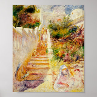 Poster Renoir, Etapes à Alger