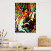 Poster Renoir - Filles au piano (Cuisine)
