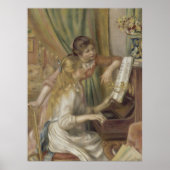 Poster Renoir - Filles au Piano Art (Devant)