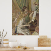 Poster Renoir - Filles au Piano Art (Cuisine)
