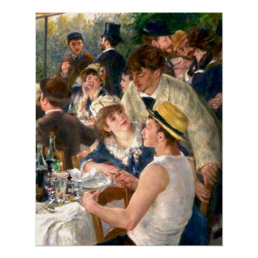 Poster Renoir French Luncheon Booking Party (Devant)