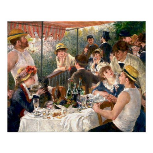 Poster Renoir French Luncheon Booking Party (Devant)