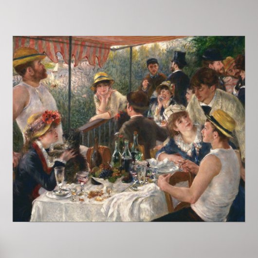Poster Renoir French Luncheon Booking Party (Devant)