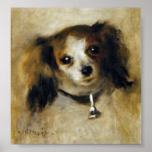 Poster Renoir Head of A Dog Circa 1870 (Devant)