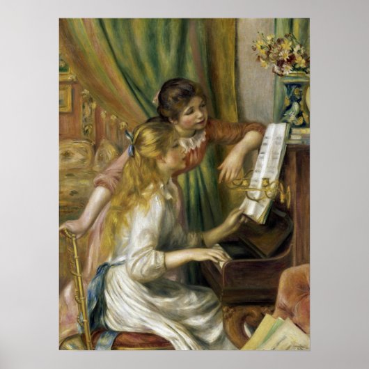 Poster Renoir - Jeunes Filles Au Piano (Devant)