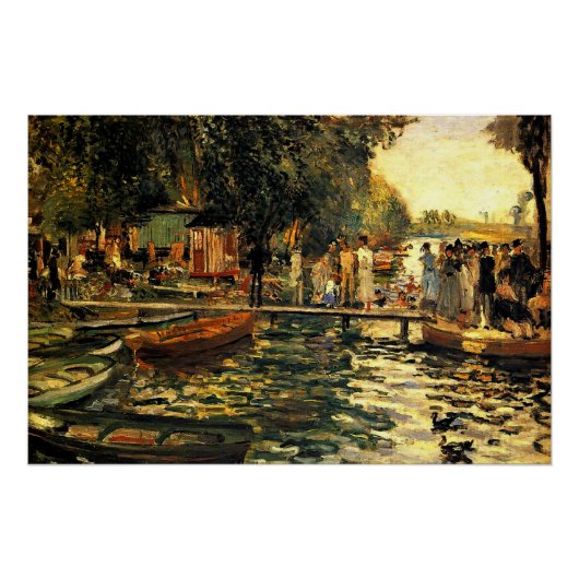 Poster Renoir - La Grenouillère (Devant)