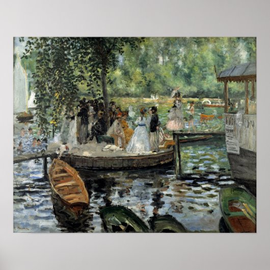 Poster Renoir - La Grenouillère (Devant)