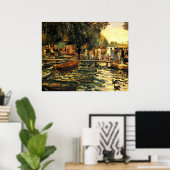 Poster Renoir - La Grenouillère (Bureau à domicile)