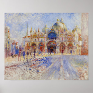 Poster Renoir - La Piazza San Marco, Venise