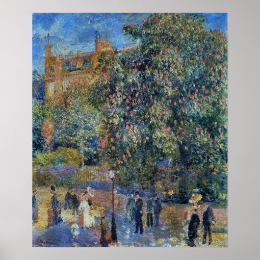 Poster Renoir - La Place Saint-Georges 1875 (Devant)