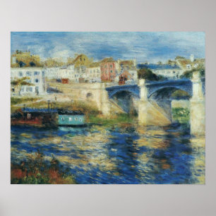 Poster Renoir - Le Pont de Chatou 1875