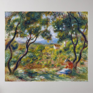 Poster Renoir - Les Vignobles De Cagnes 1908