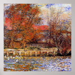 Poster Renoir - L'étang aux canards,