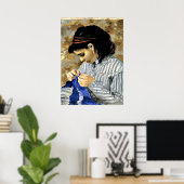 Poster Renoir - Lise Sewing (Bureau à domicile)