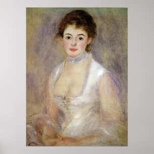 Poster Renoir - Madame Henriot 1876