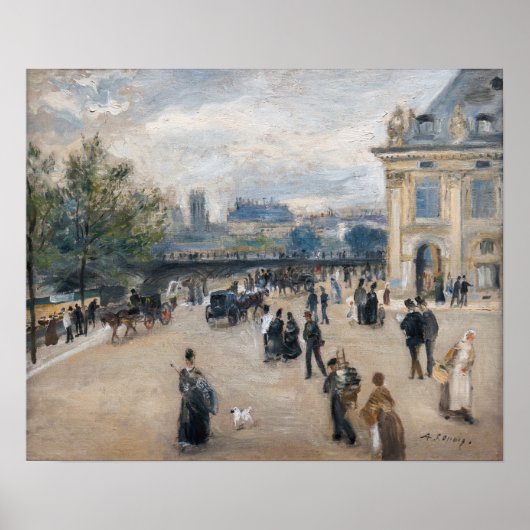 Poster Renoir - Paris, Institut au Quai Malaquais (Devant)