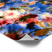 Poster Renoir - Roses dans une fenêtre (Coin)